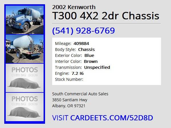 2002 Kenworth T300 4X2 - - by dealer - vehicle for sale in Albany, OR – photo 3