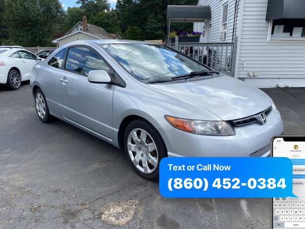 2006 HONDA CIVIC LX 1 8L COUPE 1 8L Auto Carfax Must See for sale in Plainville, CT – photo 3