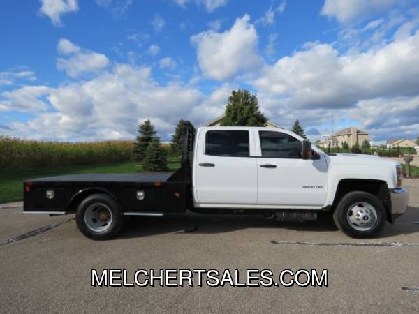 2018 CHEVROLET 3500HD CAB CHASSIE DRW DURAMAX 4WD BED NEW TIRES... for sale in Neenah, WI – photo 2