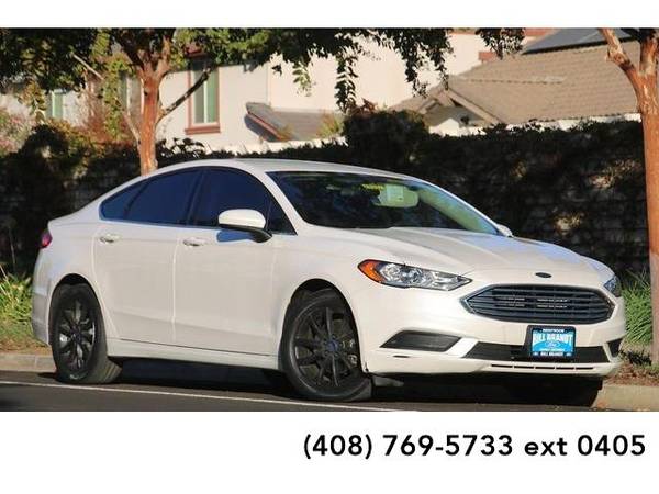 2017 Ford Fusion sedan SE 4D Sedan (White) for sale in Brentwood, CA – photo 2