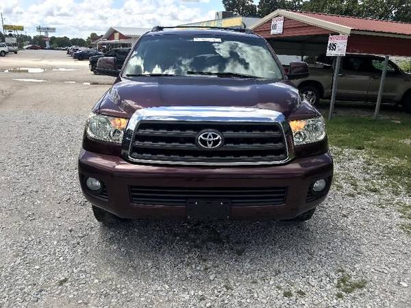 2008 Toyota Sequoia SR5 5.7L 2WD suv Maroon - cars & trucks - by... for sale in Springdale, AR – photo 4