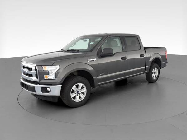 2017 Ford F150 SuperCrew Cab XLT Pickup 4D 5 1/2 ft pickup Gray - -... for sale in Syracuse, NY – photo 3