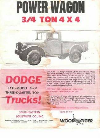 1952 DODGE M37 military-Power wagon for sale in Prescott Valley, AZ – photo 7