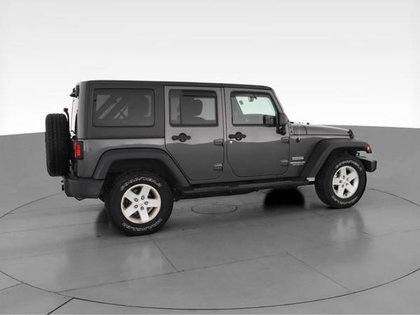 2017 Jeep Wrangler Unlimited Sport S Sport Utility 4D suv Gray - -... for sale in Jacksonville, NC – photo 12