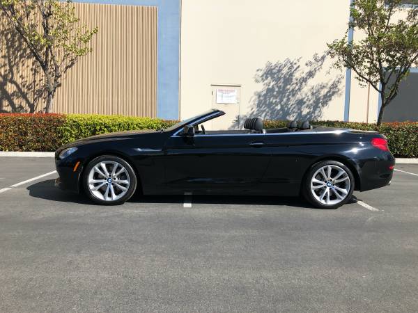 2012 BMW 640i CONVERTIBLE-- BLACK ON BLACK, SUPER CLEAN - cars &... for sale in Corona, CA – photo 8