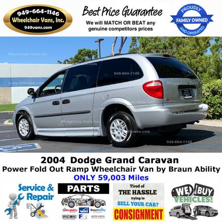 2004 Dodge Grand Caravan Power Ramp Side Loading Wheelchair Van for sale in Laguna Hills, CA – photo 7