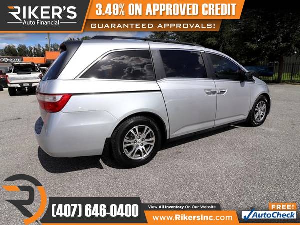 $132/mo - 2012 Honda Odyssey EX-L Passenger Van - 100 Approved! -... for sale in Kissimmee, FL – photo 9