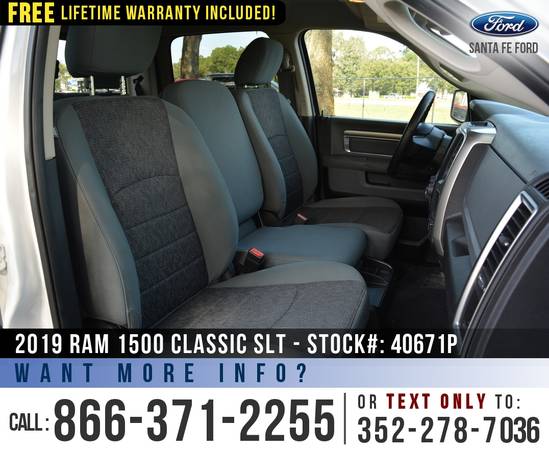 ‘19 Ram 1500 Classic SLT *** Homelink, Touchscreen, Bluetooth *** -... for sale in Alachua, FL – photo 19