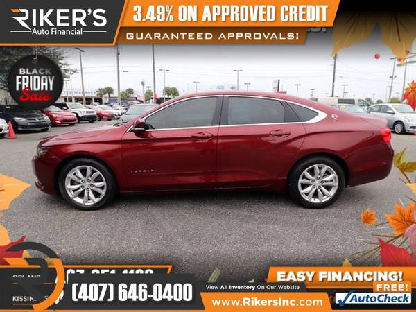 $170/mo - 2017 Chevrolet Impala LT 1LT - 100 Approved! - cars &... for sale in Kissimmee, FL