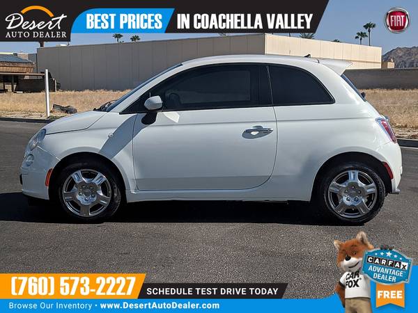 2015 Fiat 500 69,000 MILES 1 OWNER Pop Hatchback that's priced BELOW... for sale in Palm Desert , CA – photo 9