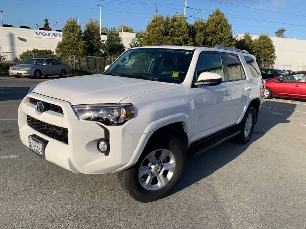 2018 TOYOTA 4RUNNER SR5 4X4 V-6 WHITE (IW602A) - - by for sale in Burlingame, CA – photo 2