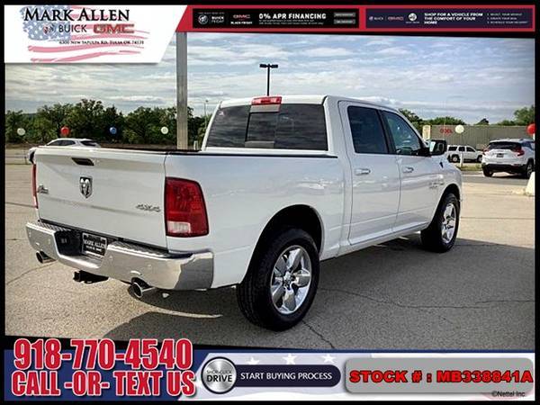 2016 RAM 1500 4WD Crew Cab 5 7 Ft Box Big Horn TRUCK - LOW DOWN! for sale in Tulsa, OK – photo 5