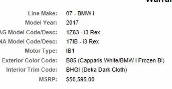 2017 BMW i3 94 Ah SKU:HV895144 Hatchback - cars & trucks - by dealer... for sale in Buena Park, CA – photo 2