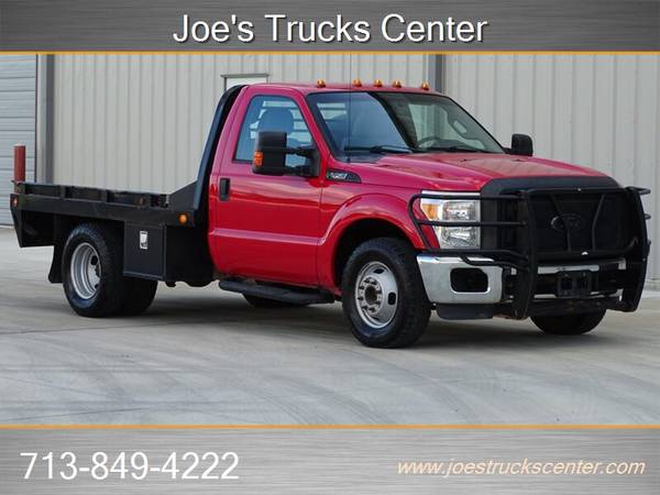 2014 FORD F-350 6.2L GAS XL REG CAB DUALLY 2WD CM FLATBED 1 OWNER TX for sale in Houston, TX – photo 7