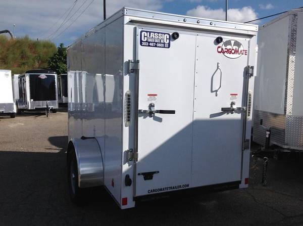 2020 Enclosed 5 x 10 V-Front Cargo Trailer with Ramp Door (81767) for sale in Wheat Ridge, CO – photo 3