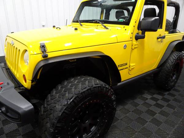 2011 Jeep Wrangler 4WD 2dr Sport hatchback Yellow - cars & trucks -... for sale in Branson West, AR – photo 11