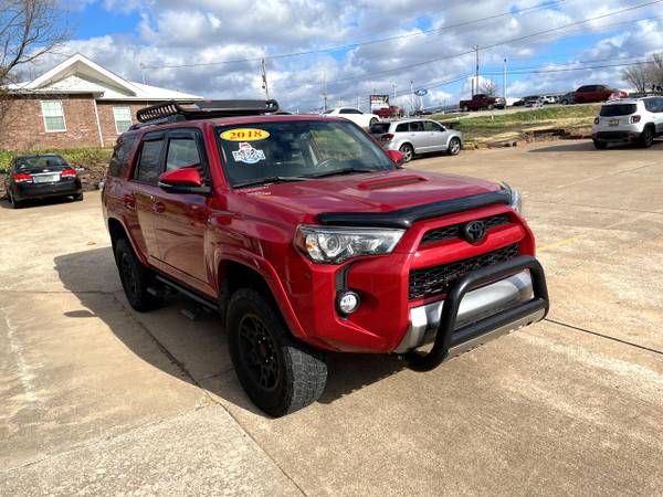 2018 Toyota 4Runner TRD Off Road Premium 4WD (Natl) suv RED - cars & for sale in Springdale, MO – photo 3