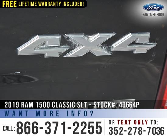 2019 Ram 1500 Classic SLT 4WD *** Camera, SiriusXM, Flex Fuel *** -... for sale in Alachua, AL – photo 20