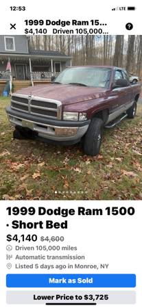 1999 Dodge 1500 SLT Larimie 4X4 - cars & trucks - by owner - vehicle... for sale in Bellvale, NJ – photo 10