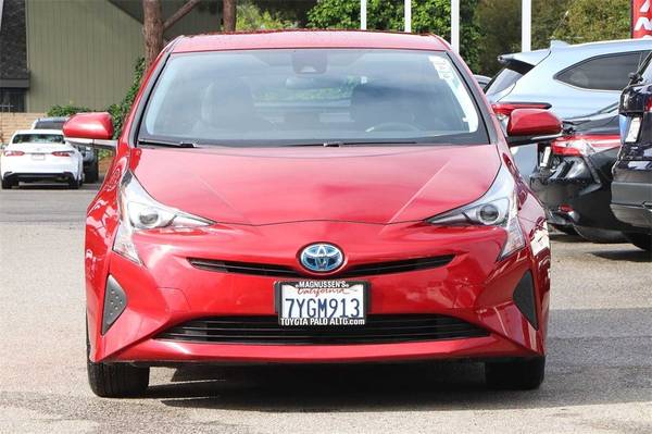 2017 Toyota Prius Two hatchback Red - - by dealer for sale in Palo Alto, CA – photo 5