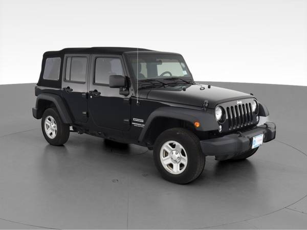 2017 Jeep Wrangler Unlimited Sport SUV 4D suv Black - FINANCE ONLINE... for sale in Providence, RI – photo 15