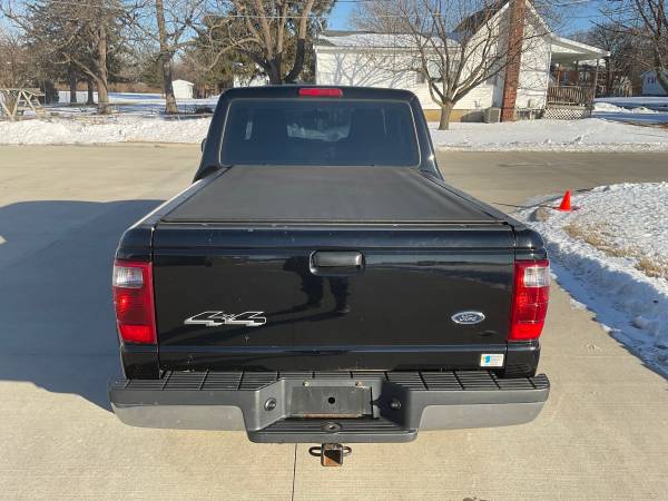 Black 2004 Ford Ranger XLT 4X4 Truck (180, 000 Miles) for sale in Dallas Center, IA – photo 4