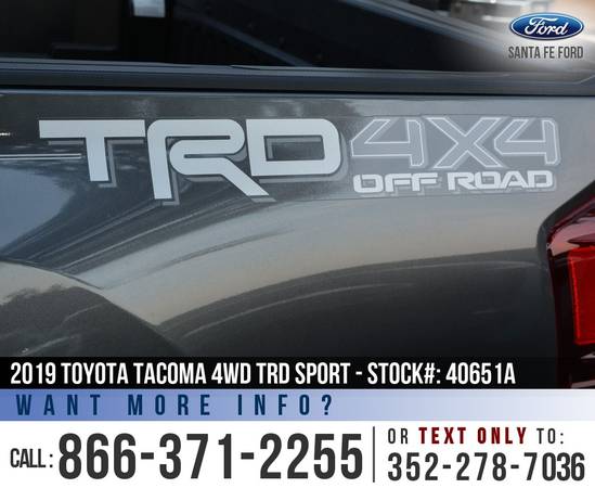 ‘19 Toyota Tacoma 4WD TRD Sport *** Backup Camera, Cruise, 4X4 *** -... for sale in Alachua, FL – photo 22