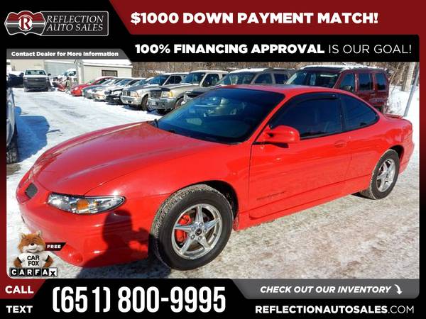 2001 Pontiac Grand Prix GT FOR ONLY 109/mo! - - by for sale in Oakdale, MN – photo 8