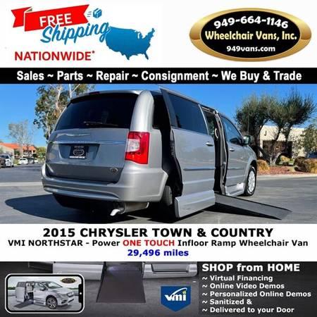 2015 Chrysler Town & Country Touring Wheelchair Van VMI Northstar for sale in Laguna Hills, CA – photo 4