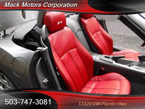 2004 BMW Z4 Premium PKG Roadster 2-Owners Dream Red Interior 6-Speed S for sale in Tigard, OR – photo 11