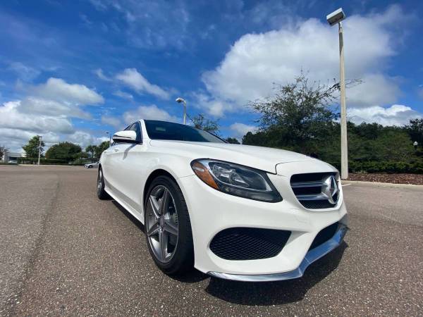 2017 Mercedes C300 AMG Package Panoramic Roof Navigation Low for sale in Wesley Chapel, FL – photo 2