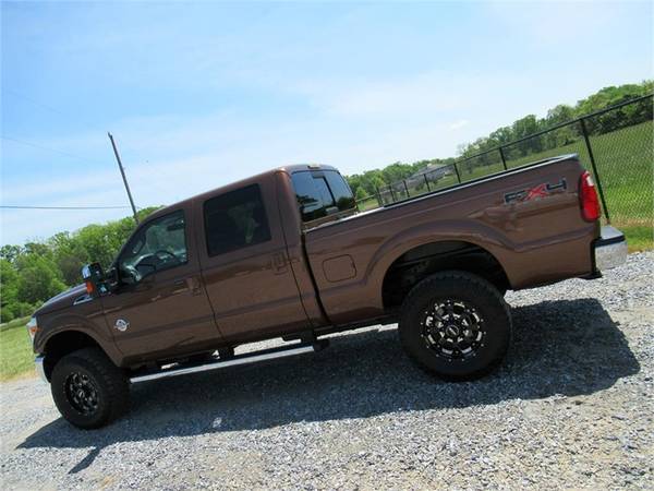 2011 FORD F250 SUPER DUTY LARIAT, Brown APPLY ONLINE for sale in Summerfield, SC – photo 2