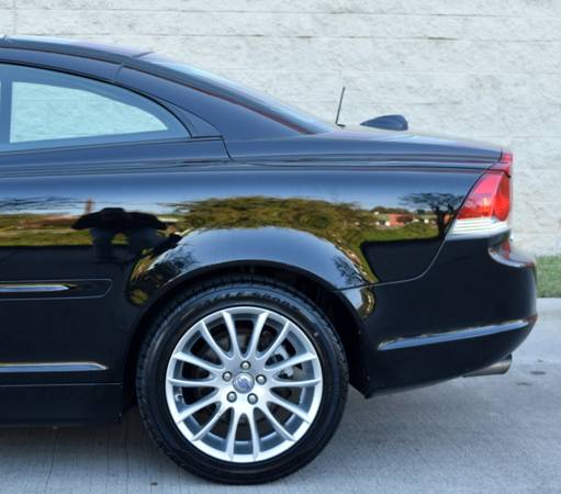 Black 2008 Volvo C70 T5 - Hardtop Convertible - Black Leather - cars... for sale in Raleigh, NC – photo 22