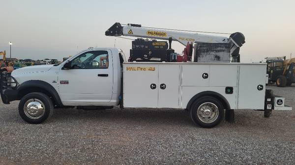 2012 Dodge 5500 4wd 8000lb Crane 11ft Mechanics Service Bed PTO Ai for sale in Oklahoma City, OK – photo 9
