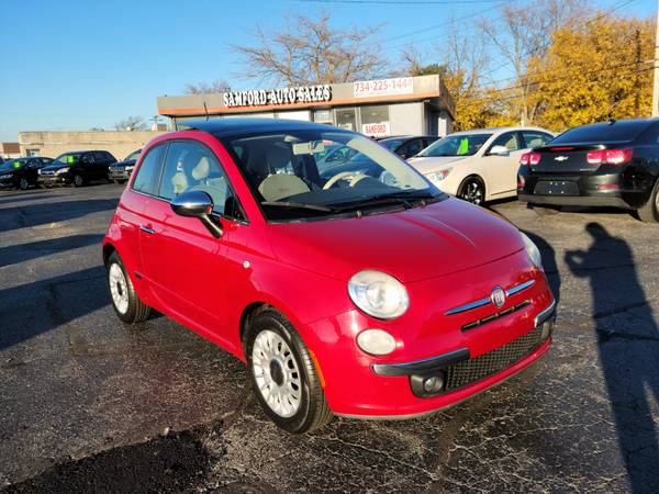 2012 FIAT 500 COUPE LOUNGE CLEAN TITLE ONLY 65K MILES NO ACCIDENTS -... for sale in Riverview, MI