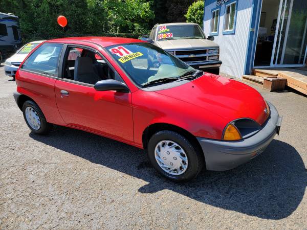 1997 GEO METRO LOW MILES 5SPEED GREAT MPG - - by for sale in Fairview, OR – photo 3