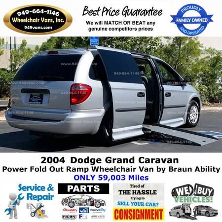 2004 Dodge Grand Caravan Power Ramp Side Loading Wheelchair Van for sale in Laguna Hills, CA – photo 4