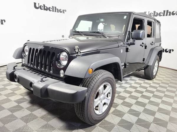 2016 Jeep Wrangler Unlimited Sport suv Black Clearcoat - cars & for sale in Jasper, KY – photo 2