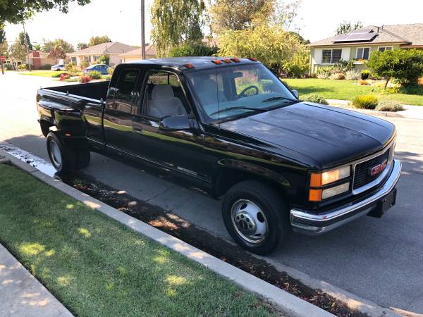 1998 gmc Sierra extended cab 3500 1 ton dually original Owner Lowmiles for sale in Fremont, CA – photo 3
