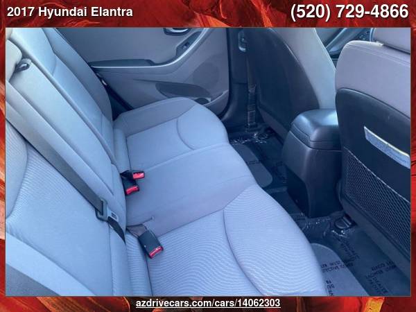 2017 Hyundai Elantra Value Edition 4dr Sedan ARIZONA DRIVE FREE for sale in Tucson, AZ – photo 12