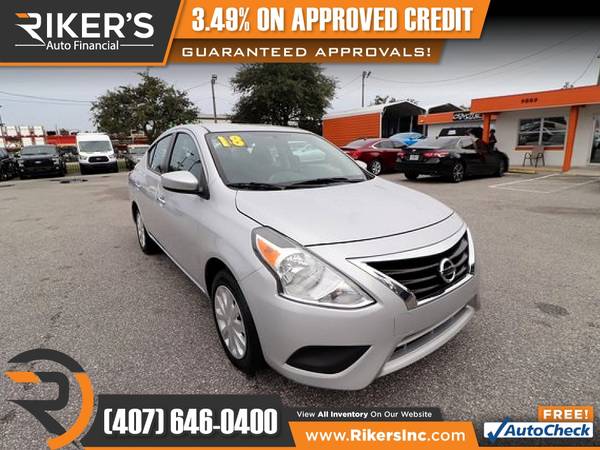 $139/mo - 2018 Nissan Versa 1.6 SV - 100 Approved! - cars & trucks -... for sale in Kissimmee, FL – photo 6