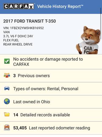 💥2017 Passenger Van-Drives NEW/Clean CARFAX/53K Miles/Super Deal💥 -... for sale in Youngstown, OH – photo 23