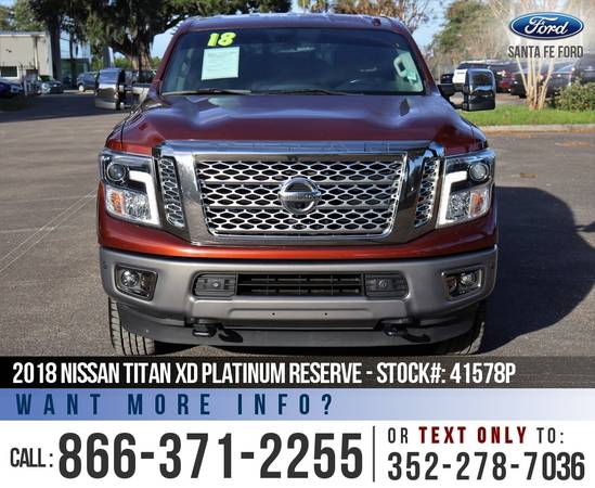 2018 NISSAN TITAN XD PLATINUM RESERVE Leather Seats, Diesel for sale in Alachua, FL – photo 2