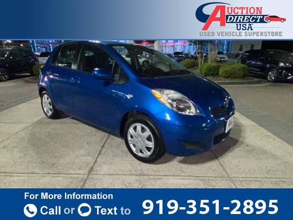 2010 Toyota Yaris Base hatchback Blue - - by dealer for sale in Raleigh, NC