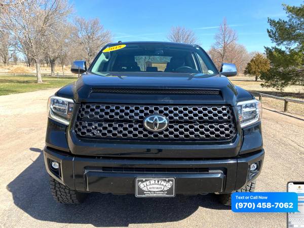 2018 Toyota Tundra 4WD Platinum CrewMax 5 5 Bed 5 7L (Natl) for sale in Sterling, CO – photo 2
