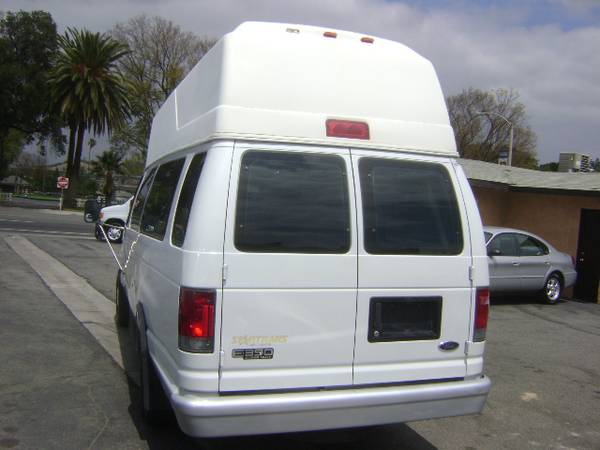 Ford E350 EXTENDED Hi-Top Raised Roof Passenger Cargo Van RV Camper for sale in Corona, CA – photo 3