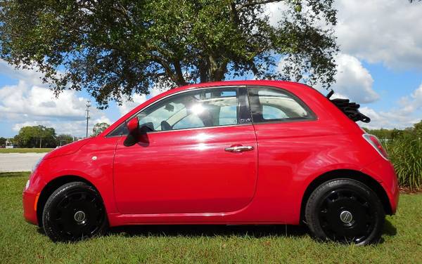 2012 Fiat 500 Convertible 34k Miles Automatic Leather 29/33 mpgs... for sale in Fort Myers, FL – photo 5