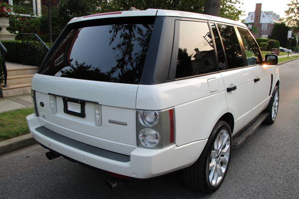 2008 RANGE ROVER SUPERCHARGED WHT/BLK DVD MINT LOW MLS FINANCE... for sale in Brooklyn, NY – photo 8