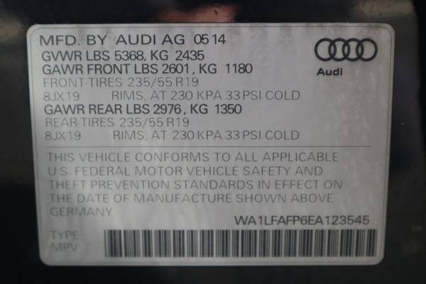 2014 Audi Q5 2.0T Premium Plus Sport Utility 4D - cars & trucks - by... for sale in Greeley, CO – photo 24