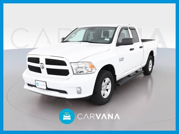 2018 Ram 1500 Quad Cab Tradesman Pickup 4D 6 1/3 ft pickup White for sale in Champlin, MN